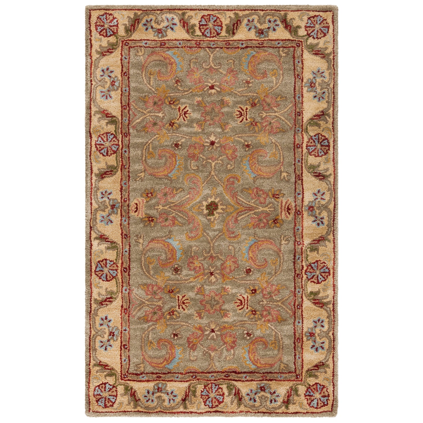 Tapis SAFAVIEH classique fait main en laine de Souheir traditionnel oriental