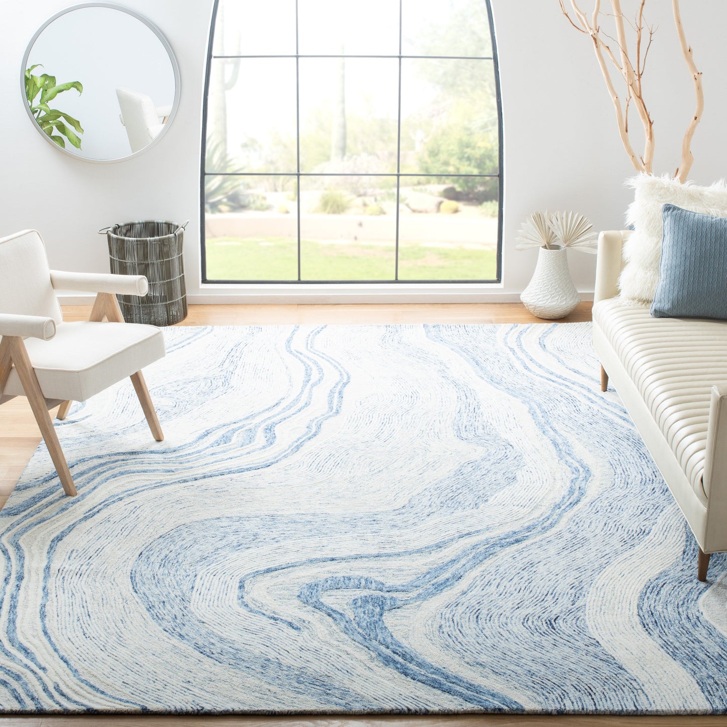 Tapis en laine SAFAVIEH fait main Fifth Avenue Klari Moderne Abstrait