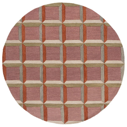 Tapis en laine SAFAVIEH fait main, style Hikariko, moderne du milieu du siècle