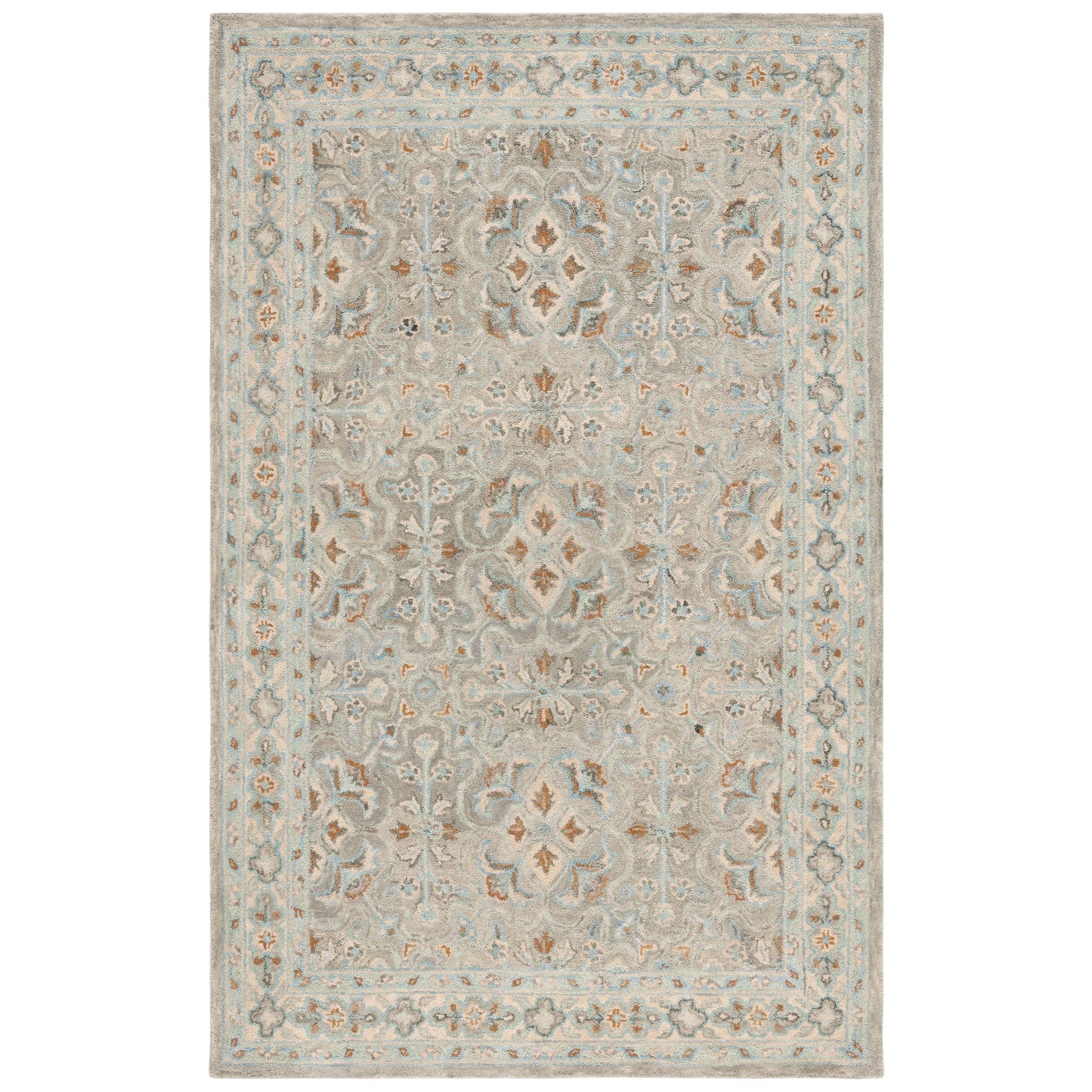 Tapis traditionnel en laine damassée SAFAVIEH, fait main.