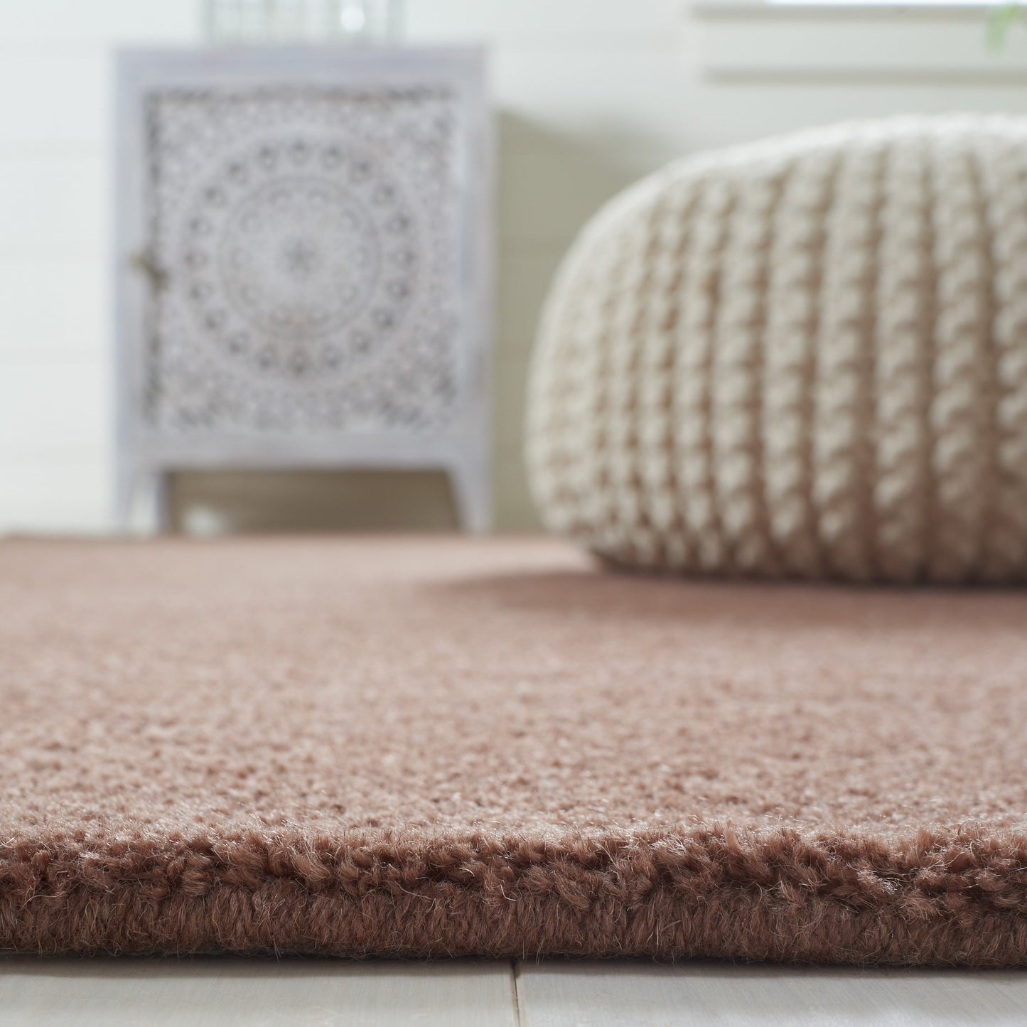 Tapis moderne en laine à carreaux tissés à la main SAFAVIEH Himalaya