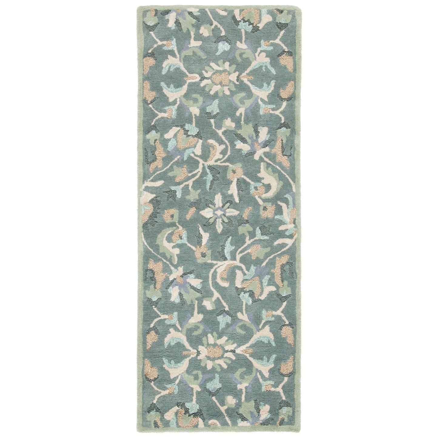Tapis en laine à motif floral champêtre SAFAVIEH fait main Jardin Aase