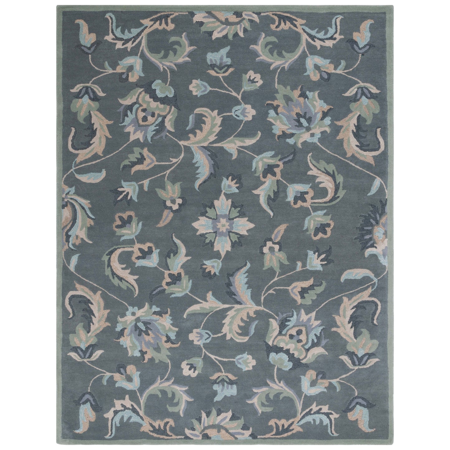 Tapis en laine à motif floral champêtre SAFAVIEH fait main Jardin Aase