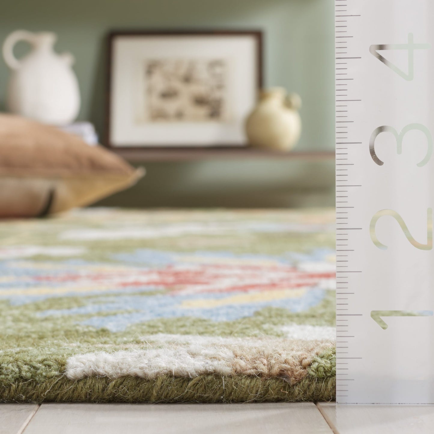 Tapis en laine SAFAVIEH fait main Jardin Asya Country