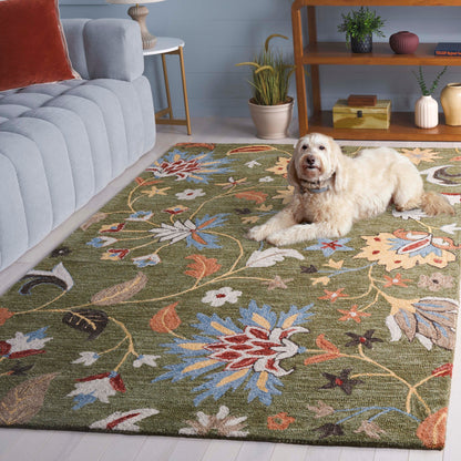 Tapis en laine SAFAVIEH fait main Jardin Asya Country