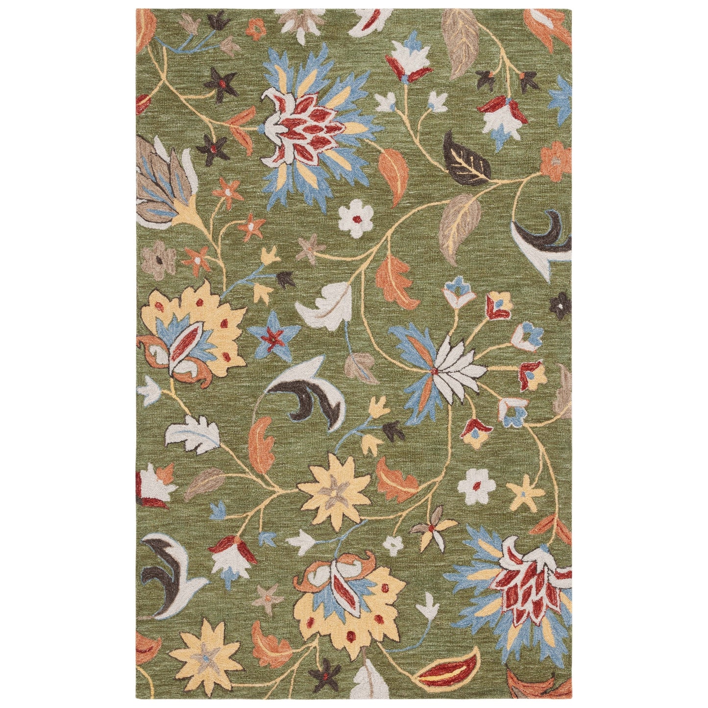 Tapis en laine SAFAVIEH fait main Jardin Asya Country