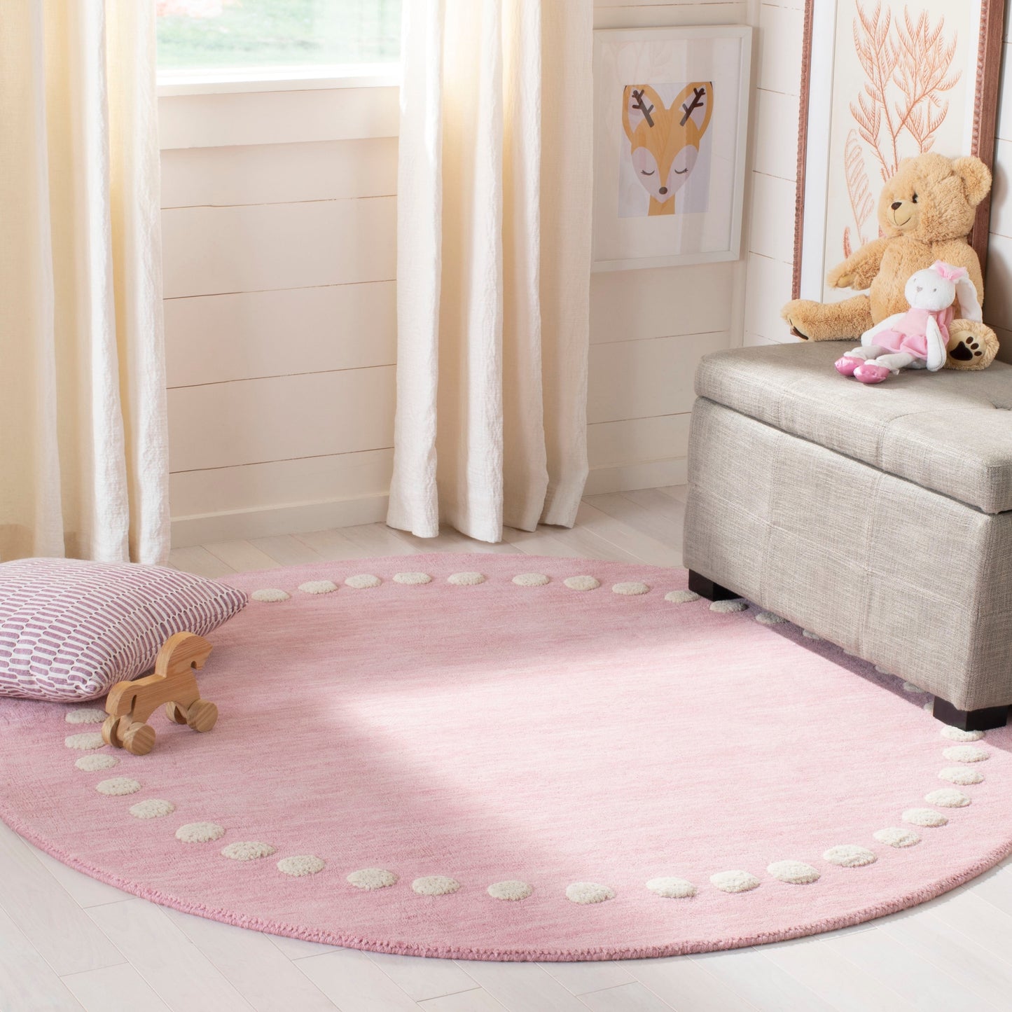 Tapis en laine Alondra pour enfants, fait main, SAFAVIEH
