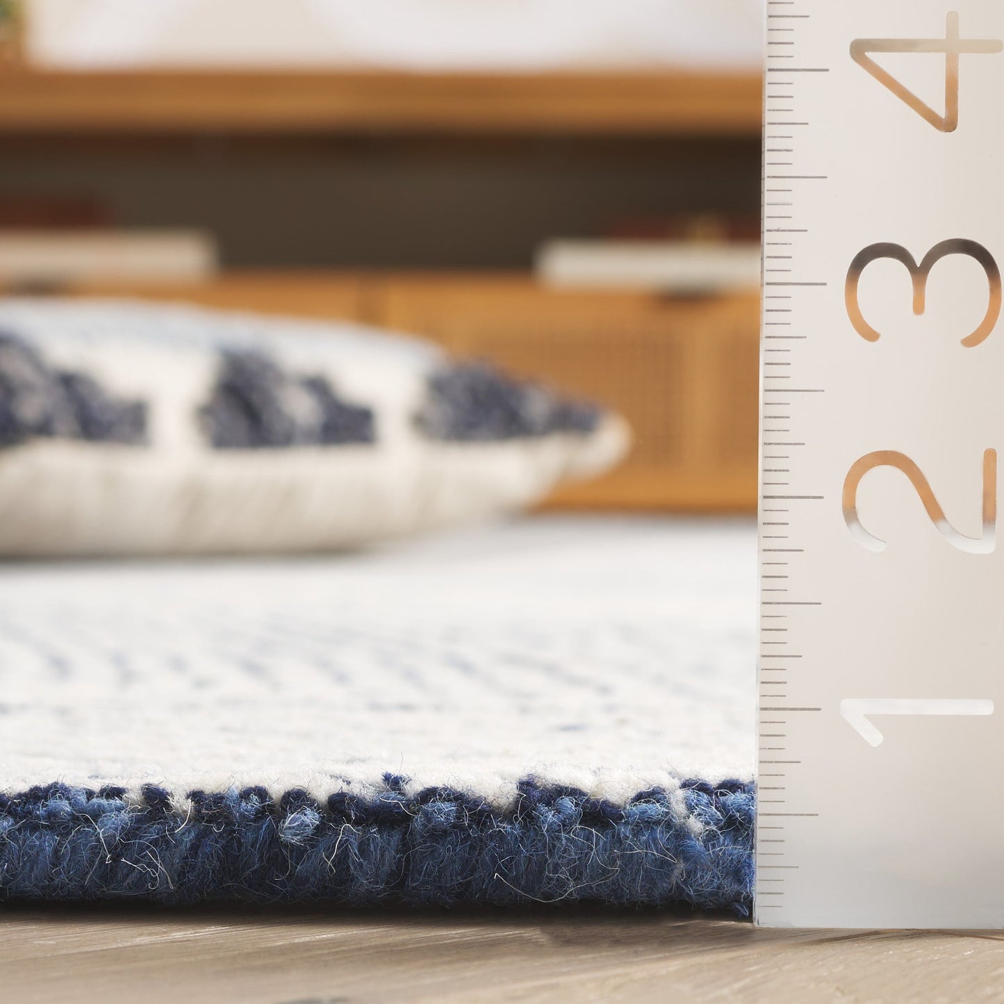 Tapis en laine SAFAVIEH Metro Rozsika fait main, style campagne française