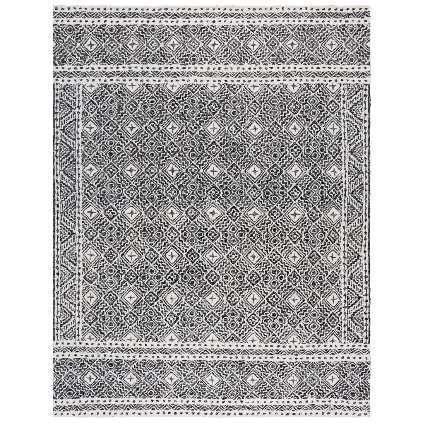 Tapis SAFAVIEH en laine Lutetia micro-bouclée faite à la main