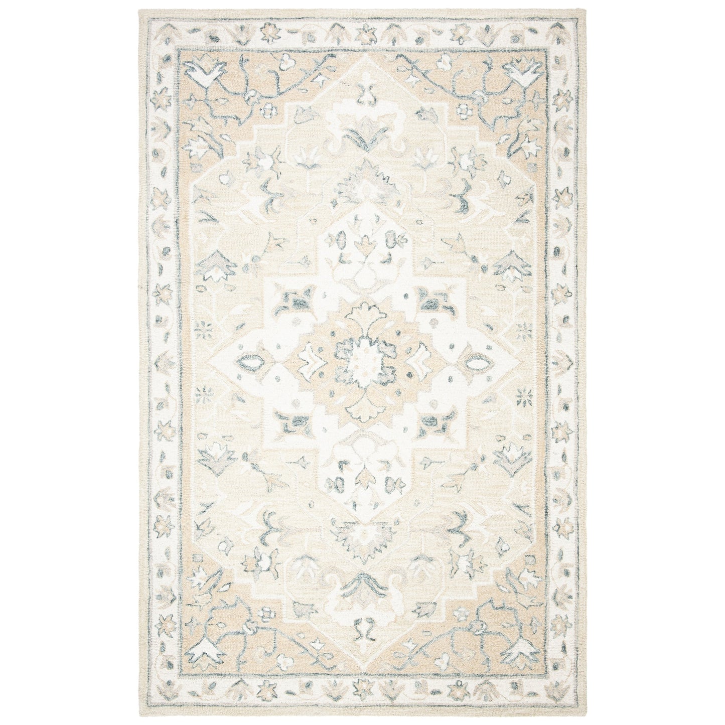 Tapis SAFAVIEH en laine Selveta micro-bouclée faite à la main