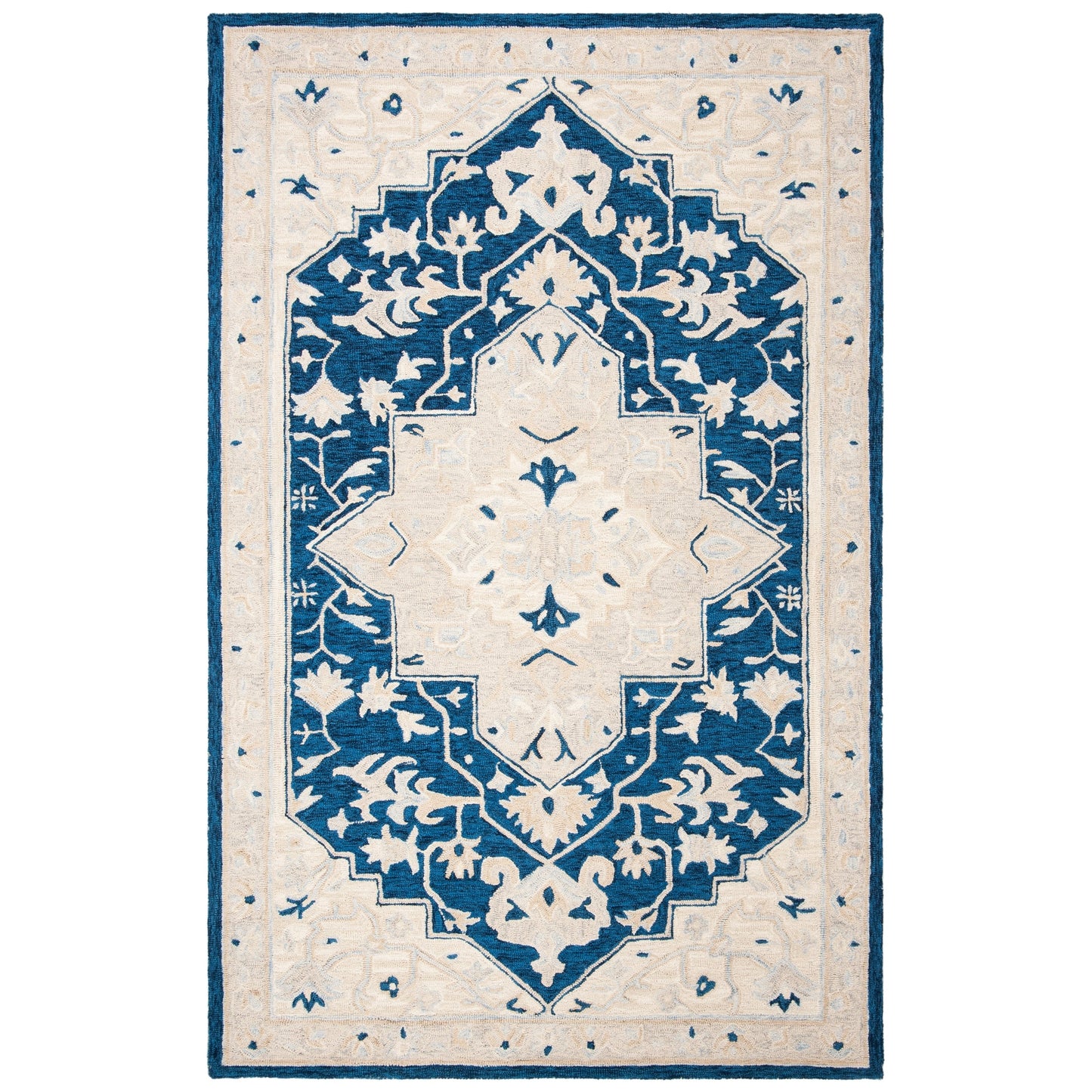 Tapis SAFAVIEH en laine Selveta micro-bouclée faite à la main