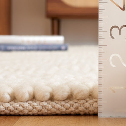 SAFAVIEH Tapis en laine de ferme Natura Hendrien fait à la main