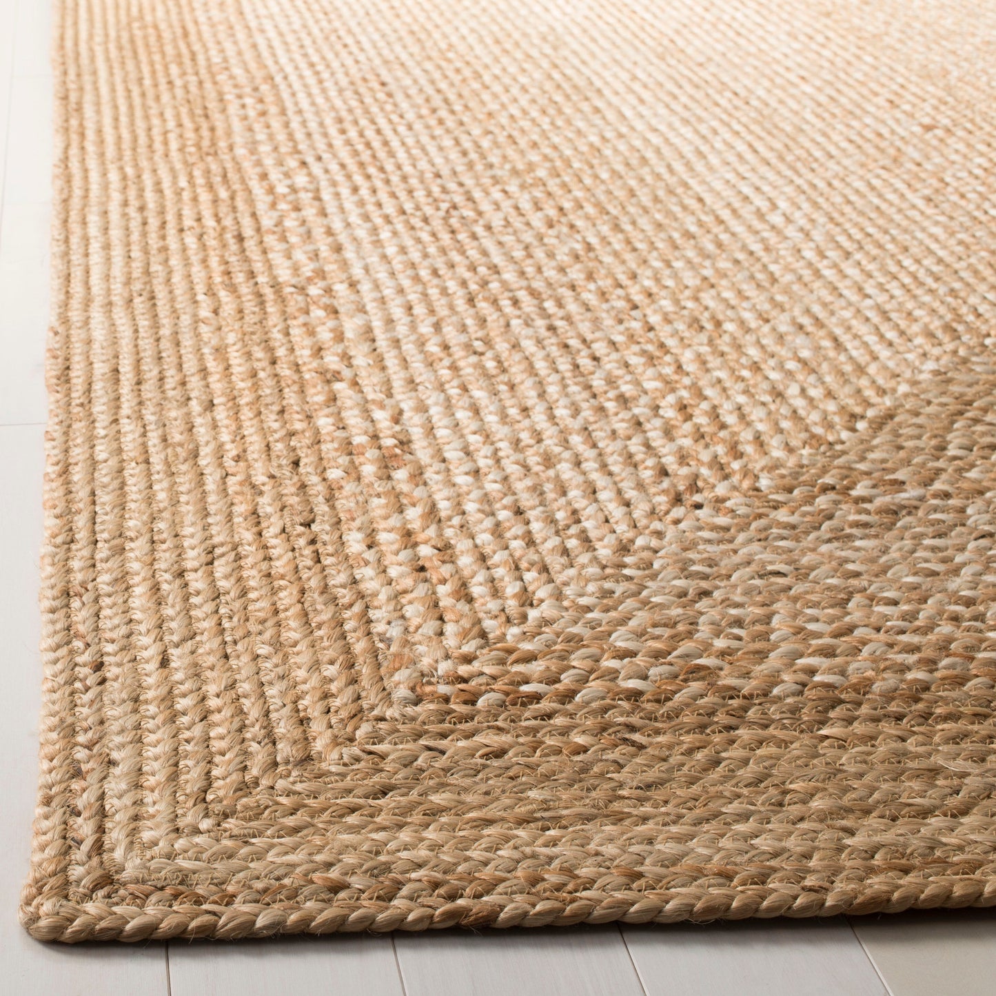 Tapis en jute Ronette en fibres naturelles fait main SAFAVIEH