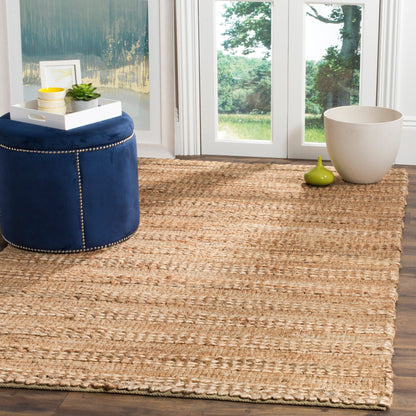 SAFAVIEH Tapis en jute Zaniyah en fibre naturelle fait à la main