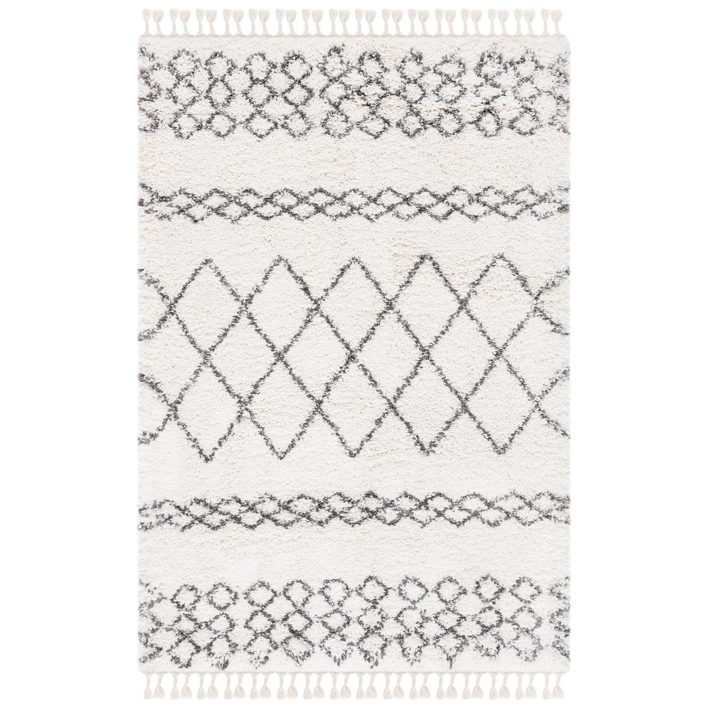 SAFAVIEH, Tapis en laine moderne à motif floral Blossom Vesela, fait main