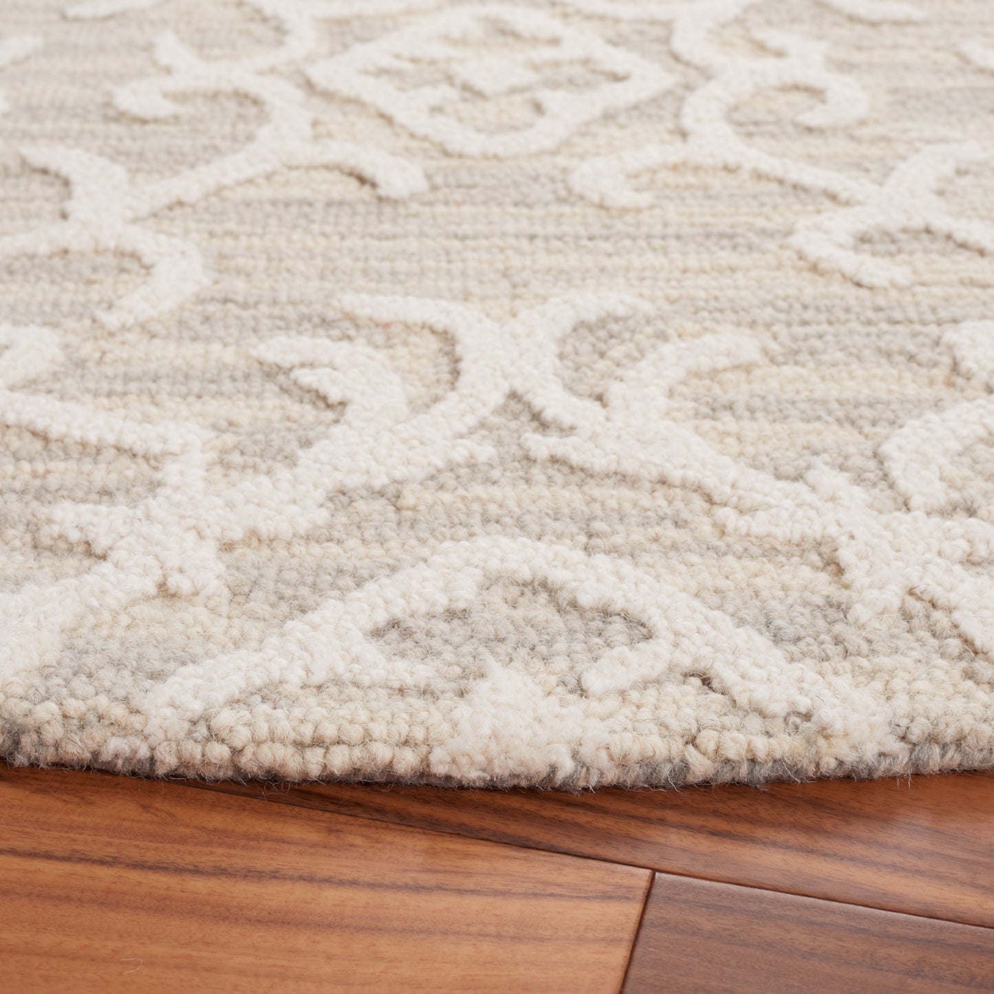 SAFAVIEH, Tapis en laine moderne à motif floral Blossom Vesela, fait main