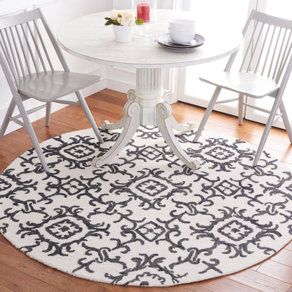 SAFAVIEH, Tapis en laine moderne à motif floral Blossom Vesela, fait main