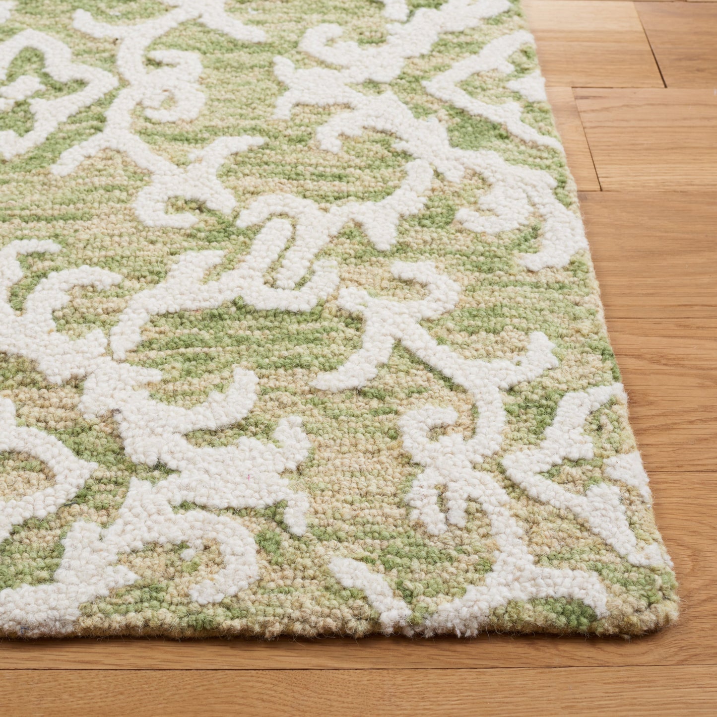 SAFAVIEH, Tapis en laine moderne à motif floral Blossom Vesela, fait main