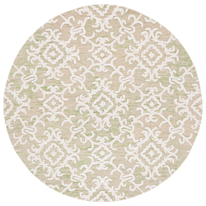 SAFAVIEH, Tapis en laine moderne à motif floral Blossom Vesela, fait main