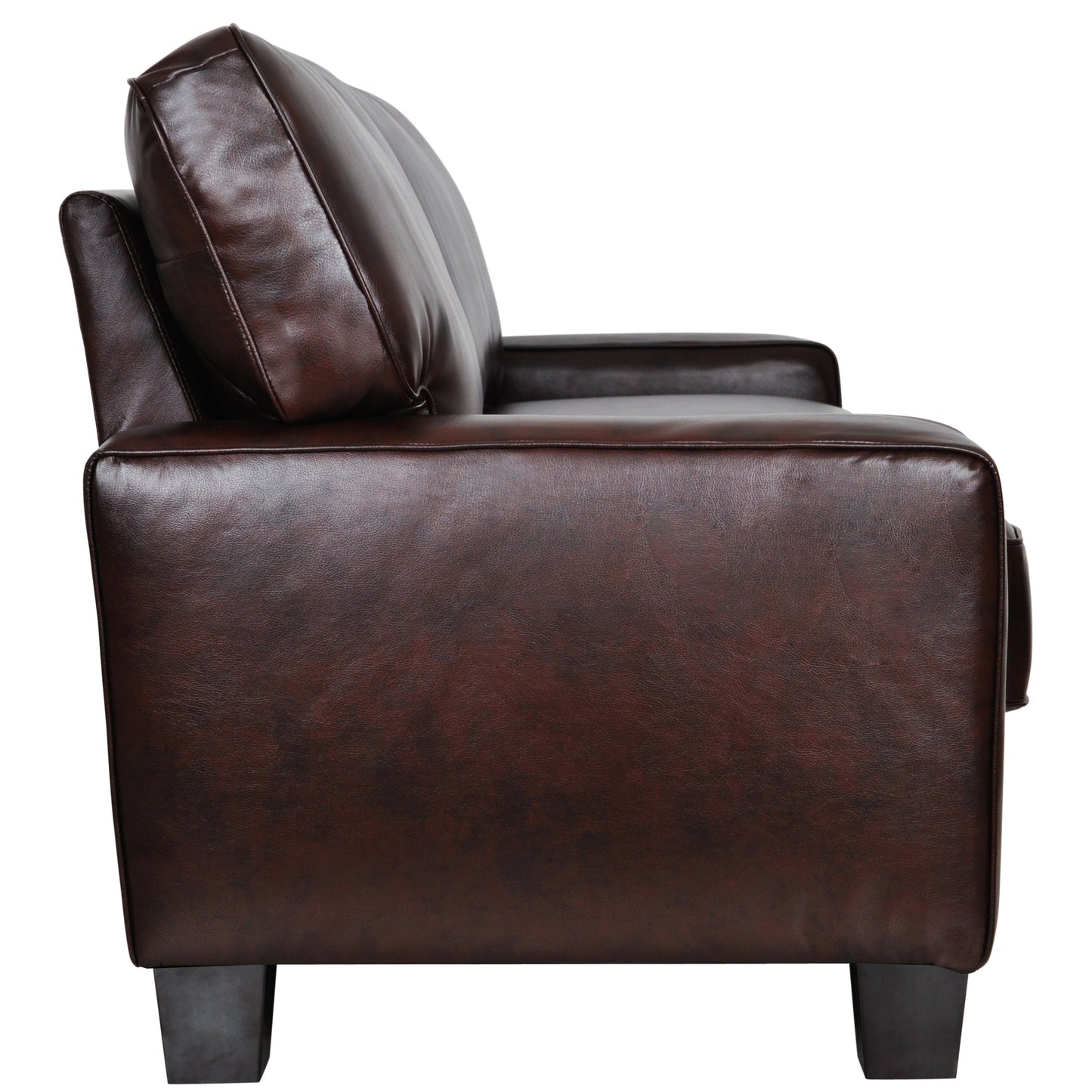 Canapé Serta Palisades 73 avec accoudoirs droits, polyester facile d'entretien, dossier moelleux et coussins d'assise à ressorts ensachés