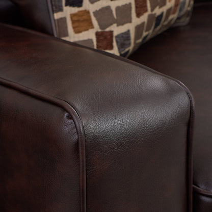 Canapé Serta Palisades 73 avec accoudoirs droits, polyester facile d'entretien, dossier moelleux et coussins d'assise à ressorts ensachés