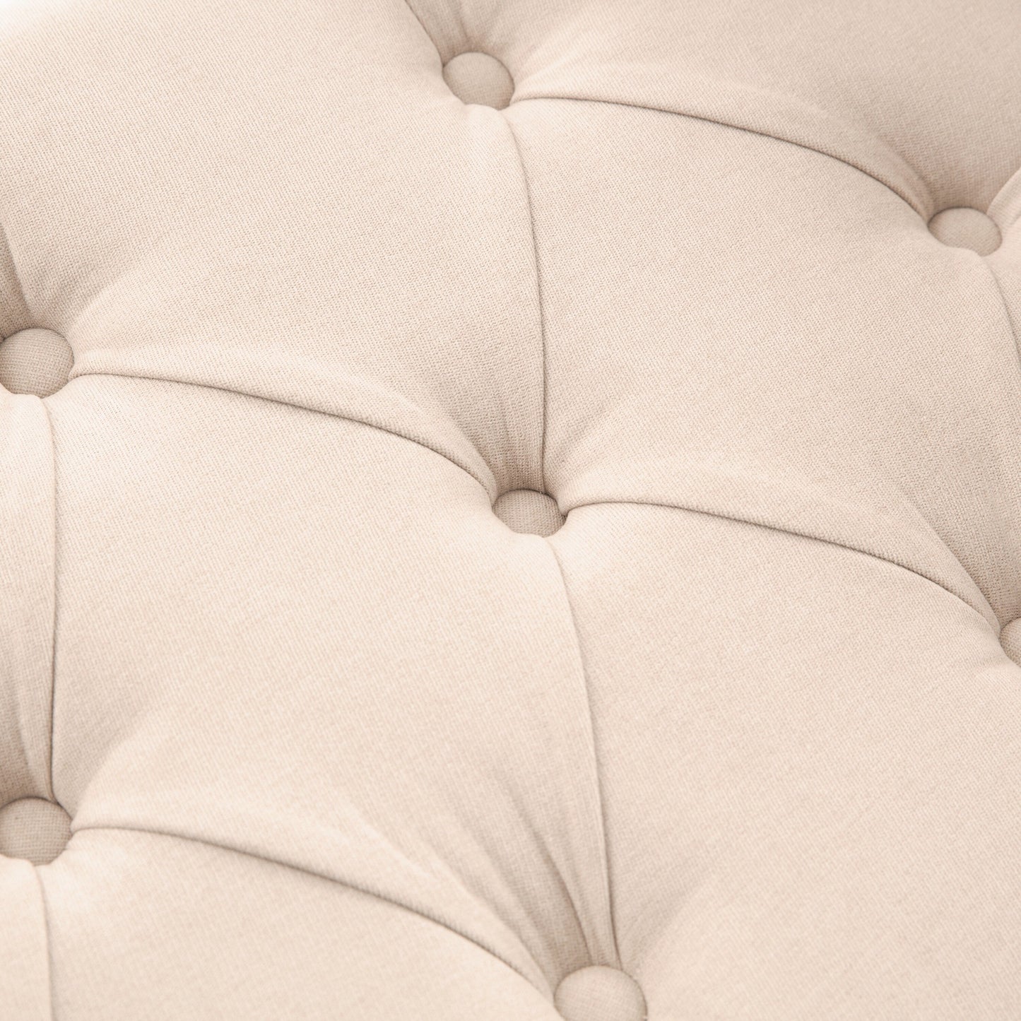 Banc de rangement rembourré avec accoudoirs et dossier capitonné rabattable, 128 cm (50,4 pouces).