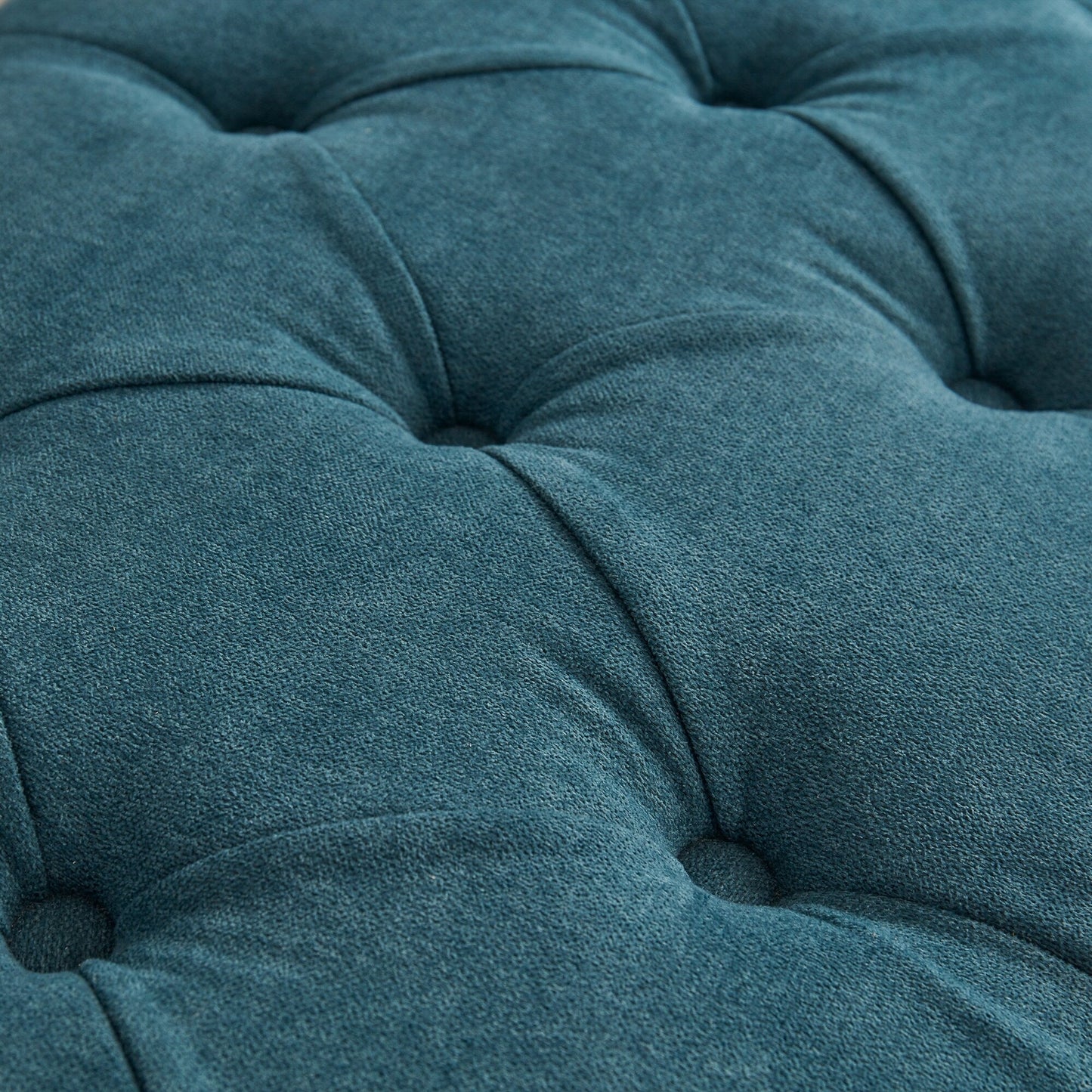 Banc de rangement rembourré avec accoudoirs et dossier capitonné rabattable, 128 cm (50,4 pouces).