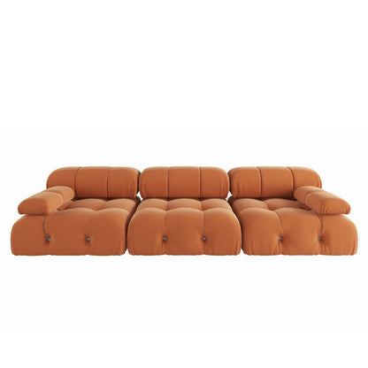 Canapé modulable réversible 3 places en velours