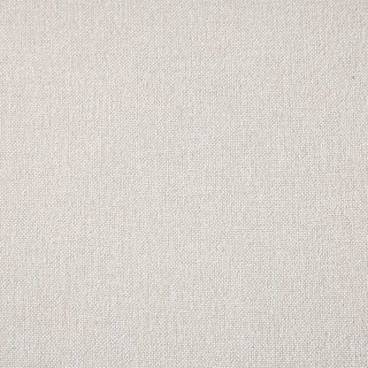 Chaise de salle à manger rembourrée Hansel Wishbone, tissu beige et cadre naturel