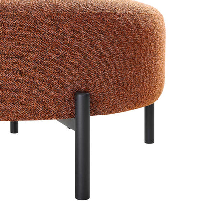 Fauteuil Amboise avec coussin boule, boucle brique