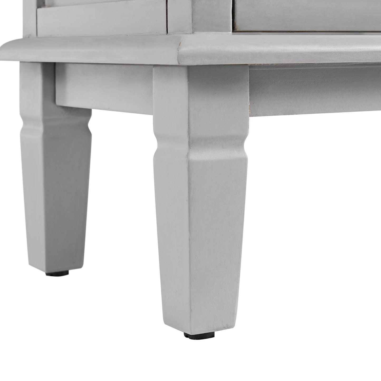 Meuble-lavabo de salle de bain sculpté Chantilly gris moyen