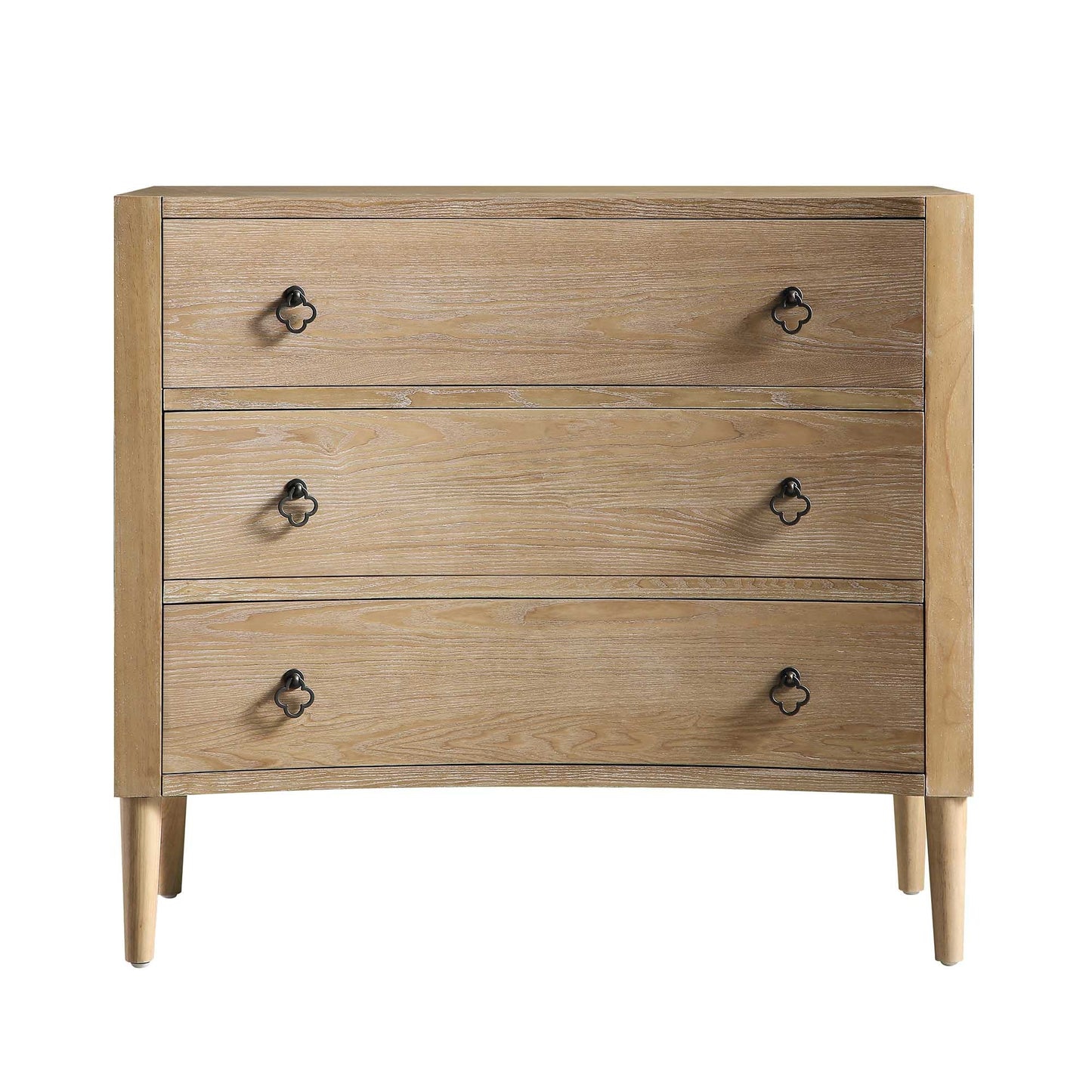 Commode concave 3 tiroirs Thalia, naturel