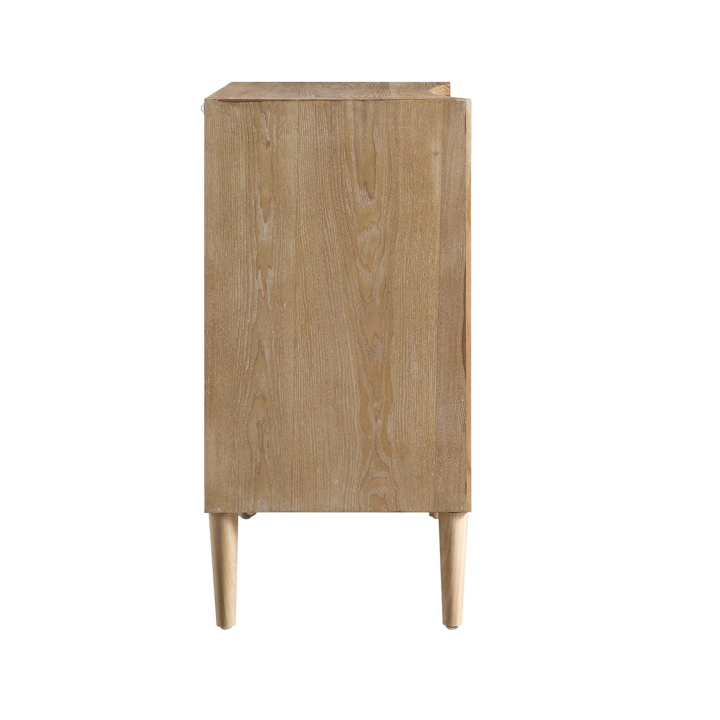 Commode concave 3 tiroirs Thalia, naturel