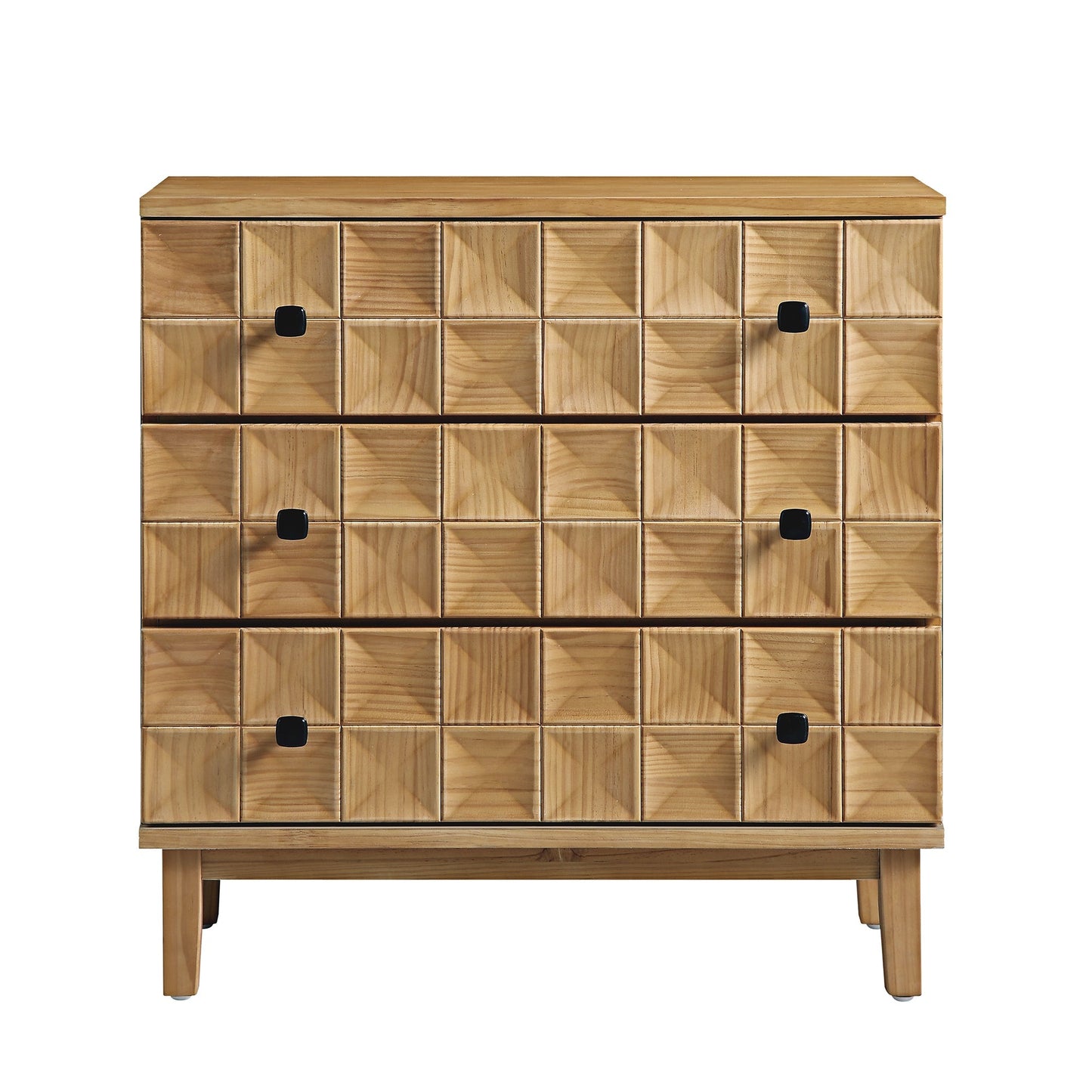 Commode 3 tiroirs Gibbs, naturel