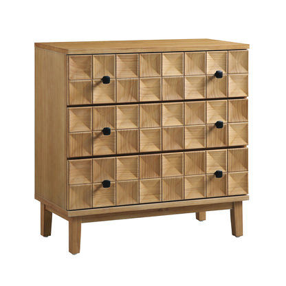 Commode 3 tiroirs Gibbs, naturel