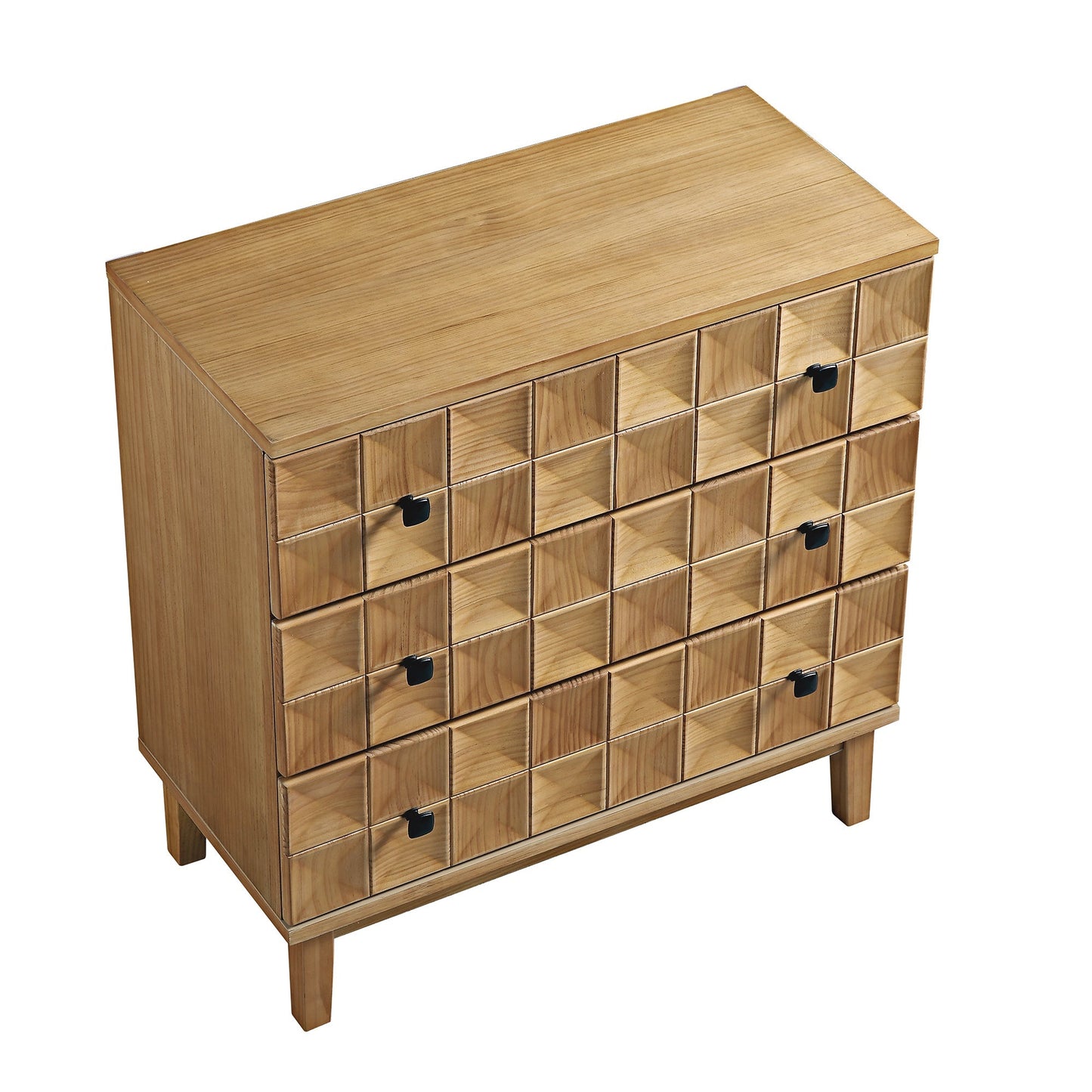 Commode 3 tiroirs Gibbs, naturel