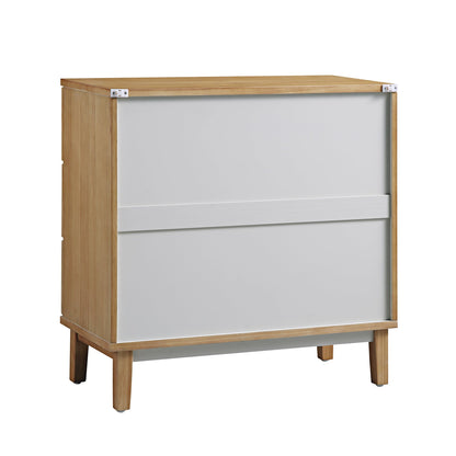 Commode 3 tiroirs Gibbs, naturel