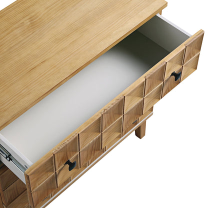 Commode 3 tiroirs Gibbs, naturel