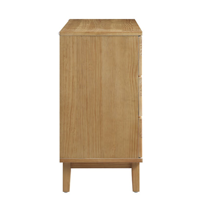 Commode 6 tiroirs Gibbs, naturel