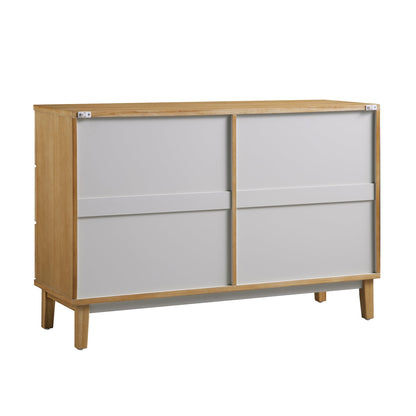 Commode 6 tiroirs Gibbs, naturel