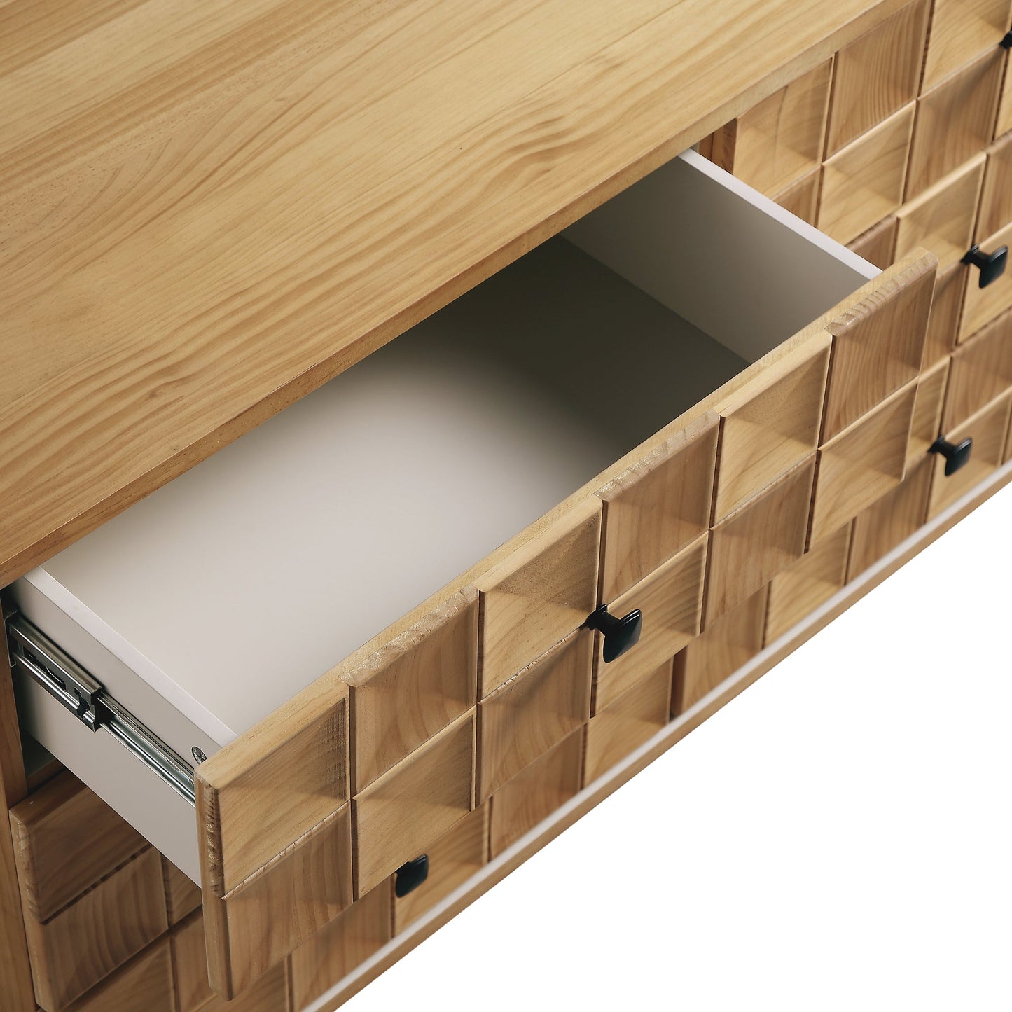 Commode 6 tiroirs Gibbs, naturel