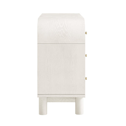 Commode Maude 6 tiroirs, frêne blanc lavé