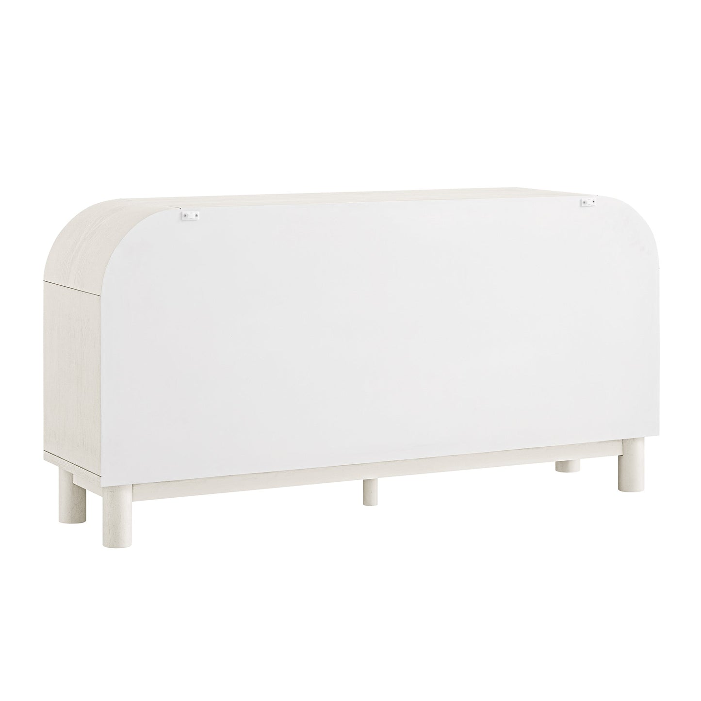Commode Maude 6 tiroirs, frêne blanc lavé