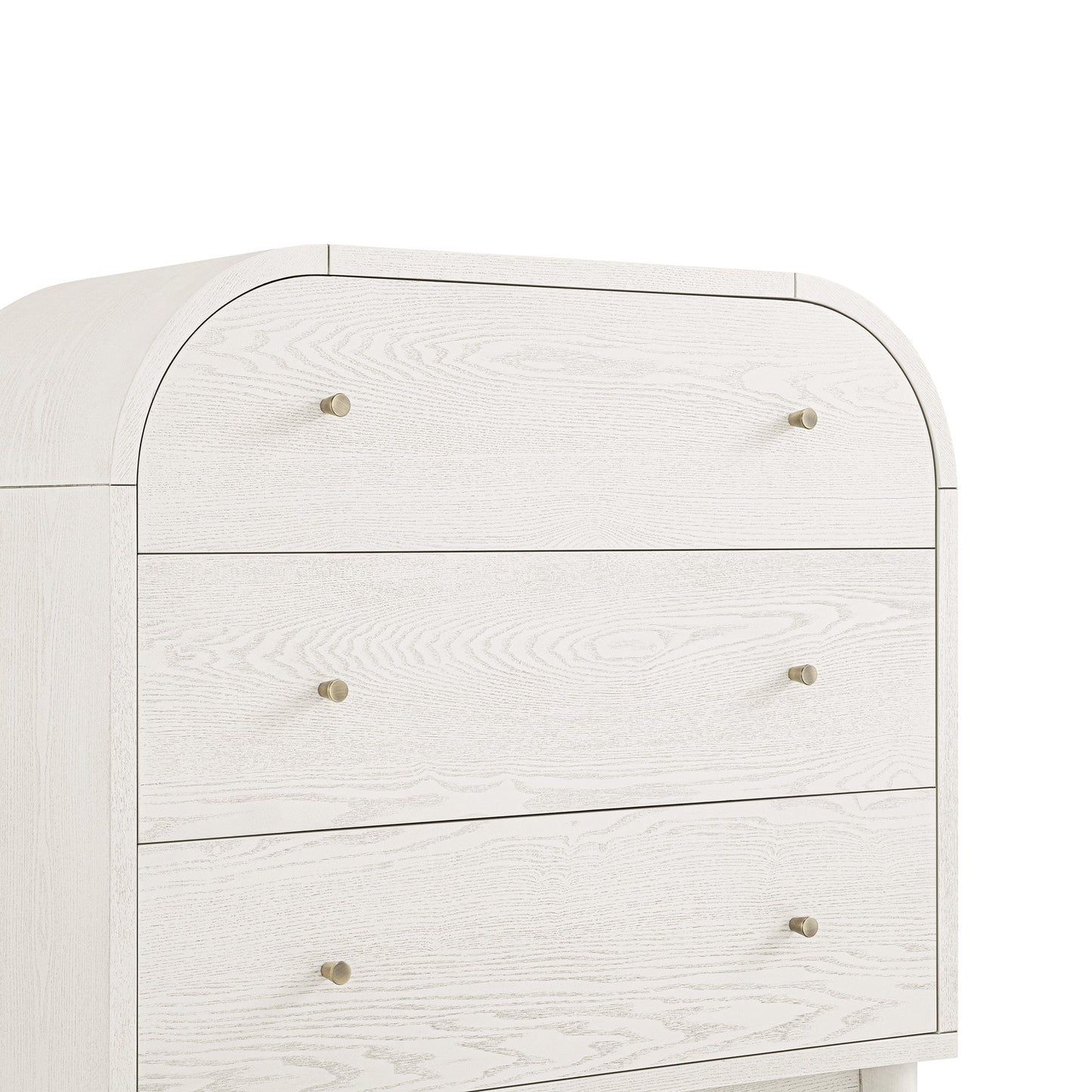 Commode 3 tiroirs Maude, frêne blanc lavé