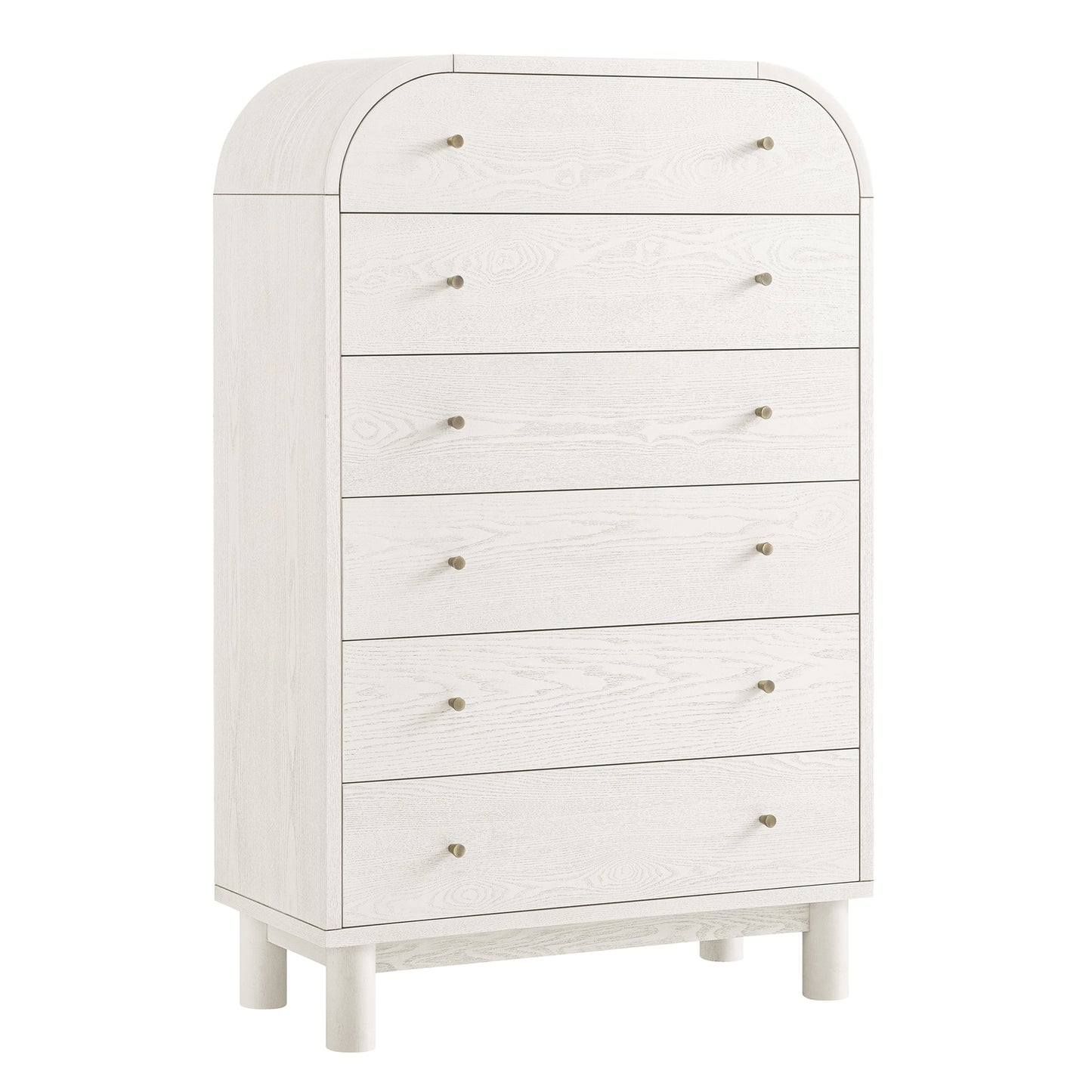 Commode haute Maude, frêne blanc lavé