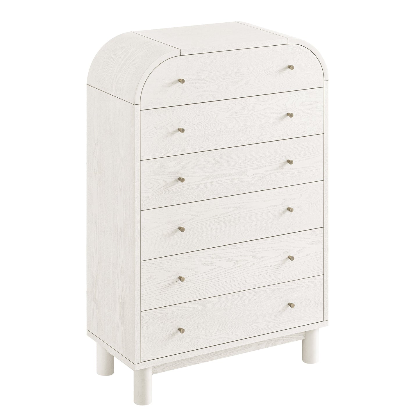 Commode haute Maude, frêne blanc lavé