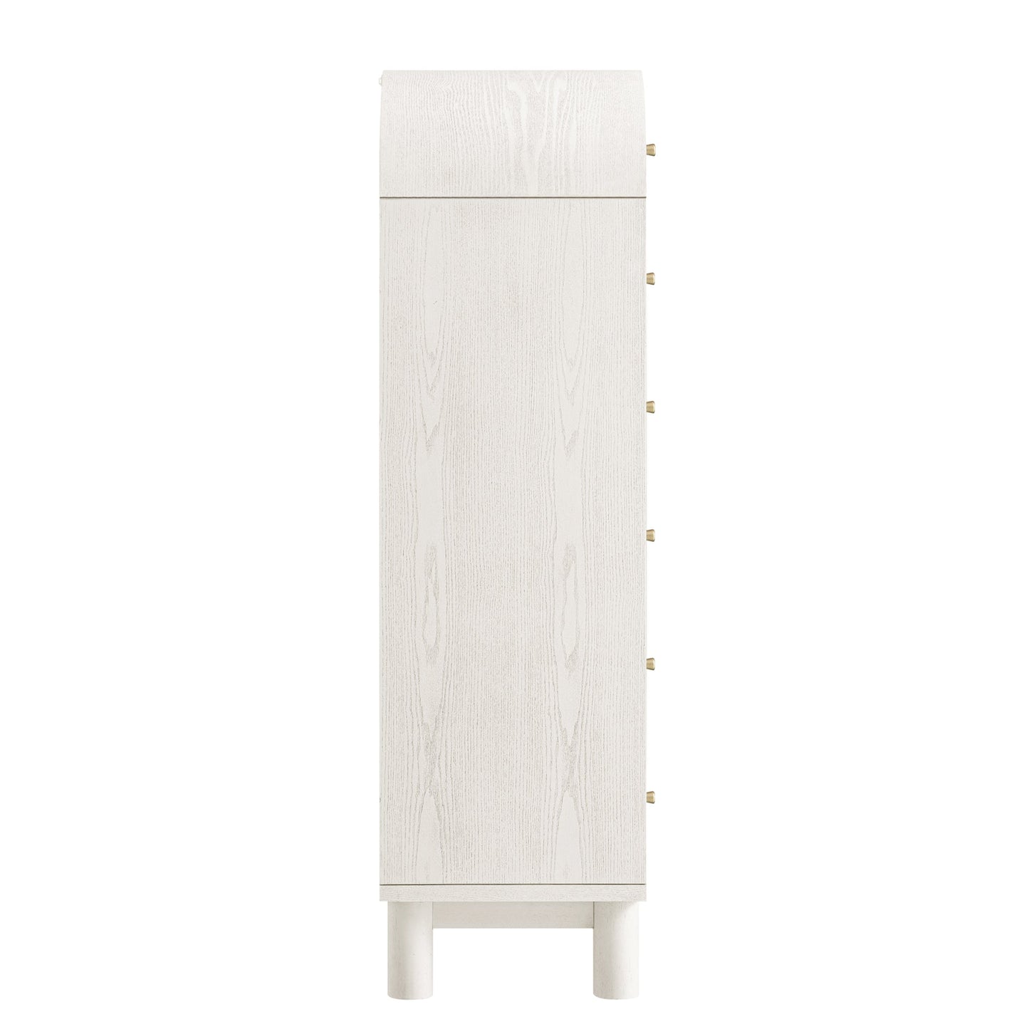 Commode haute Maude, frêne blanc lavé