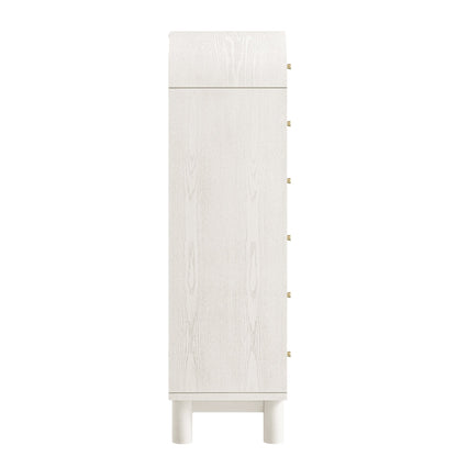 Commode haute Maude, frêne blanc lavé