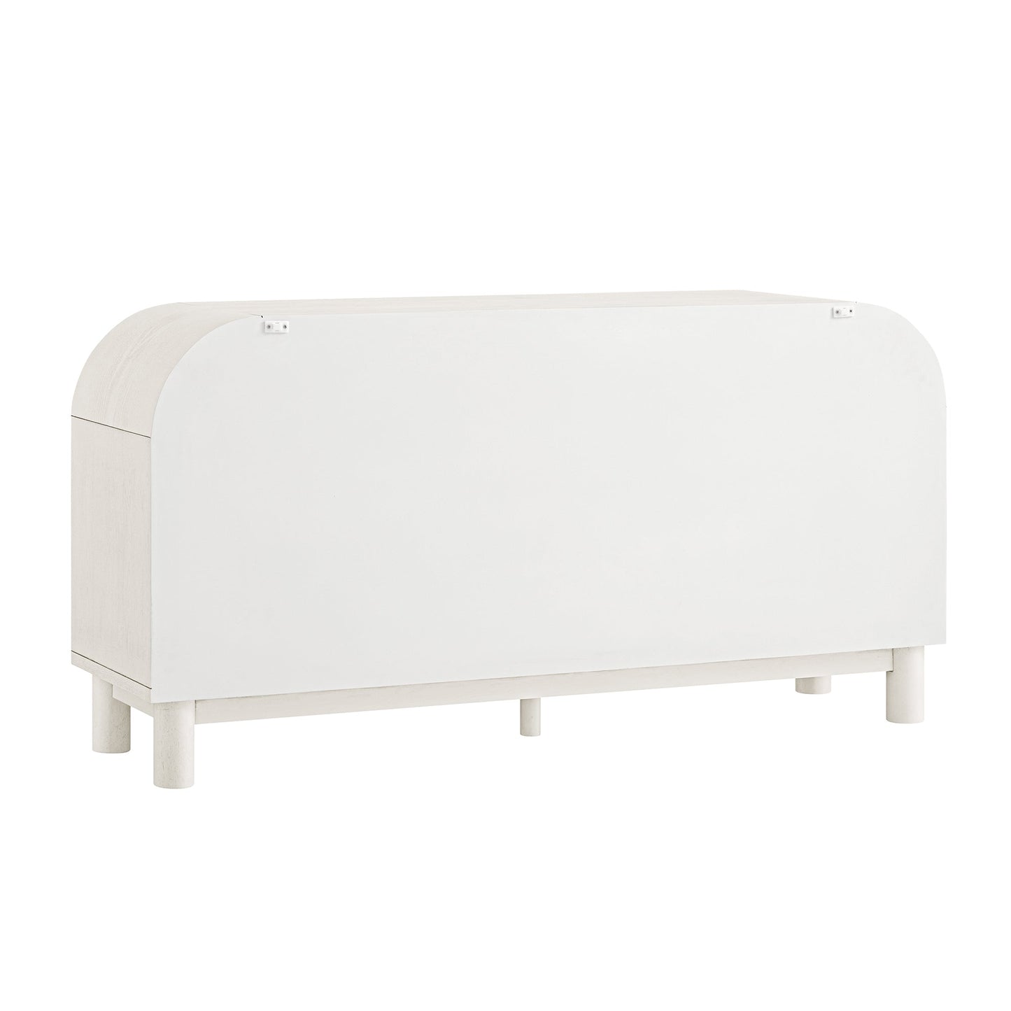 Commode Maude à 9 tiroirs, frêne blanc lavé