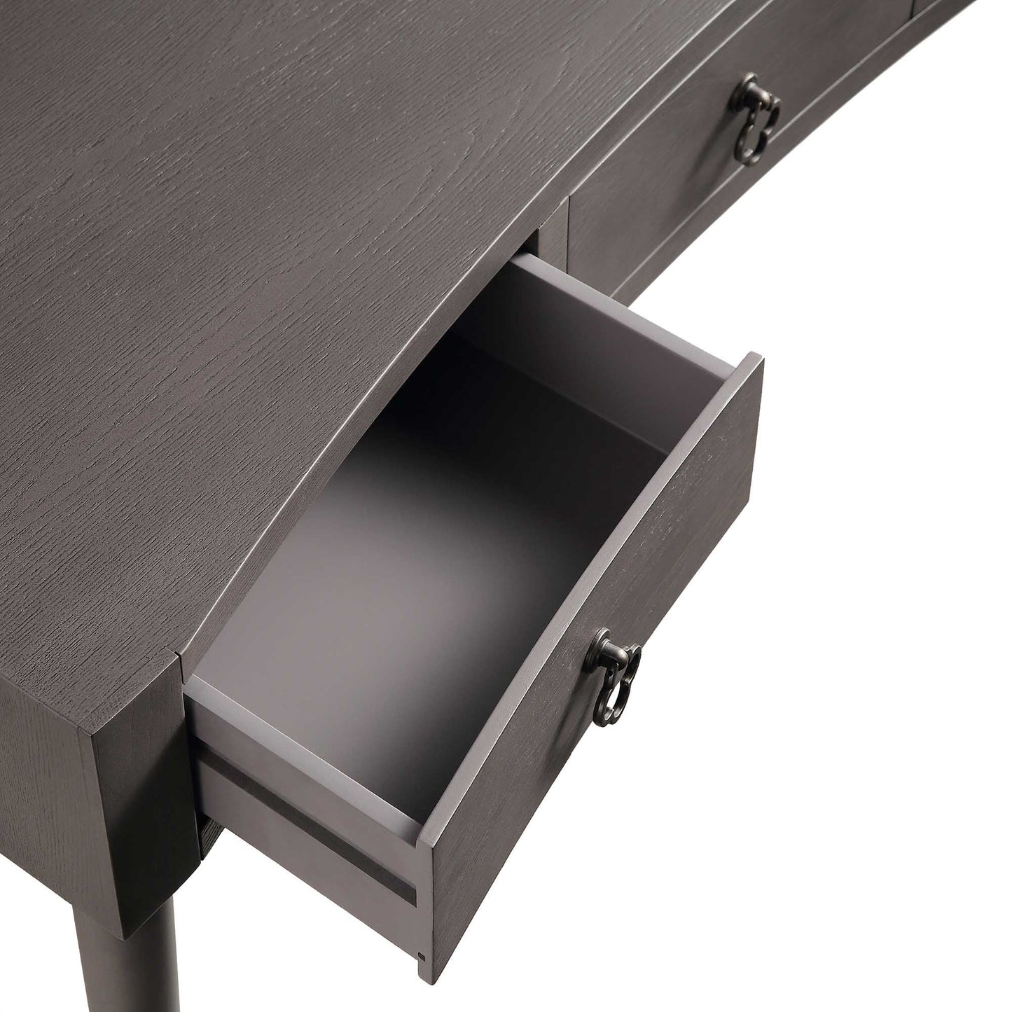 Coiffeuse concave Thalia, chêne argenté